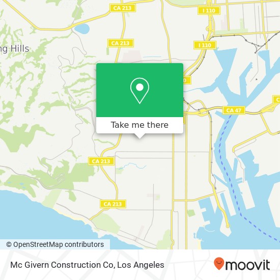 Mc Givern Construction Co map