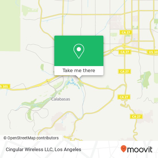 Mapa de Cingular Wireless LLC