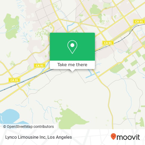 Lynco Limousine Inc map