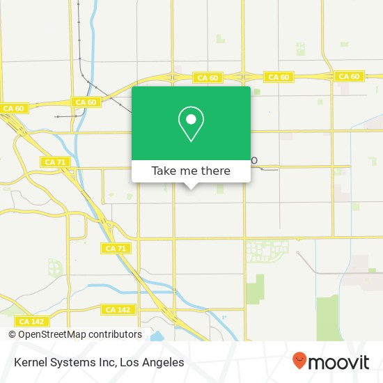 Mapa de Kernel Systems Inc