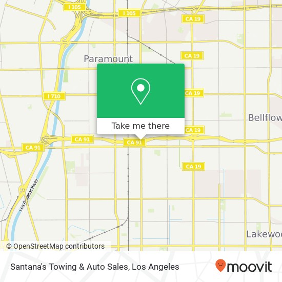 Mapa de Santana's Towing & Auto Sales