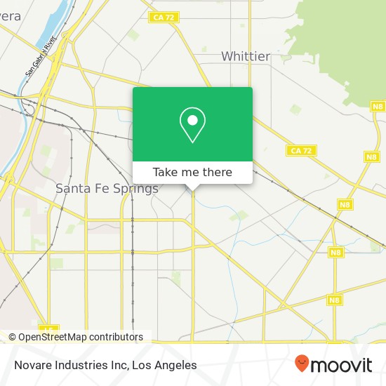 Novare Industries Inc map