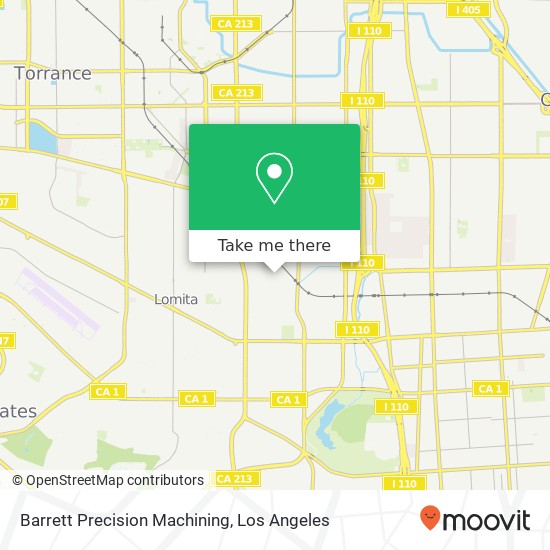 Mapa de Barrett Precision Machining