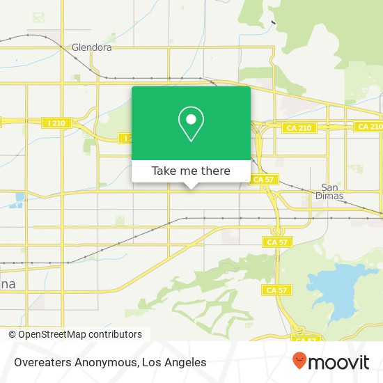 Mapa de Overeaters Anonymous