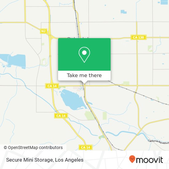 Secure Mini Storage map