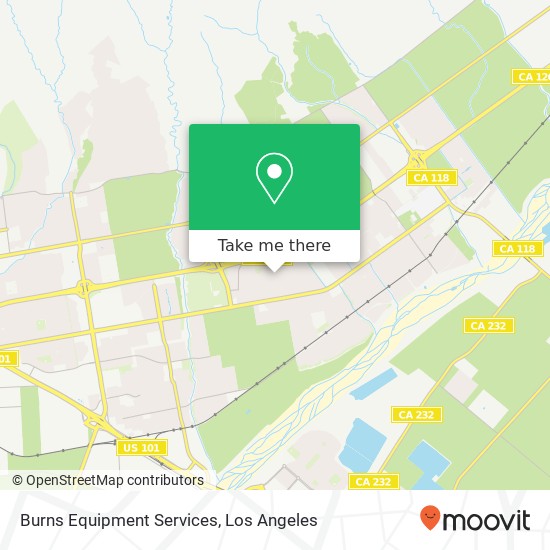 Mapa de Burns Equipment Services