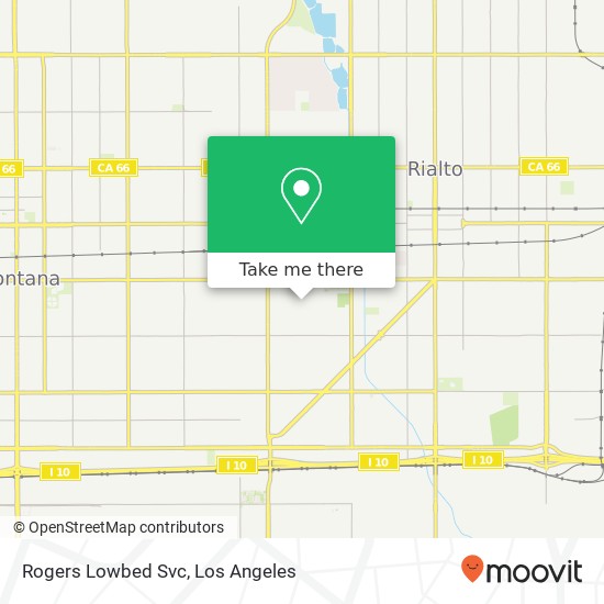 Rogers Lowbed Svc map