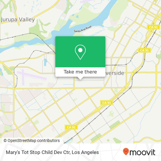 Mary's Tot Stop Child Dev Ctr map