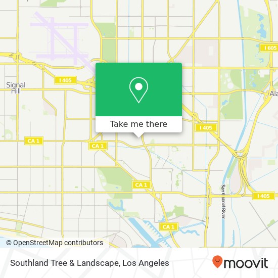 Southland Tree & Landscape map