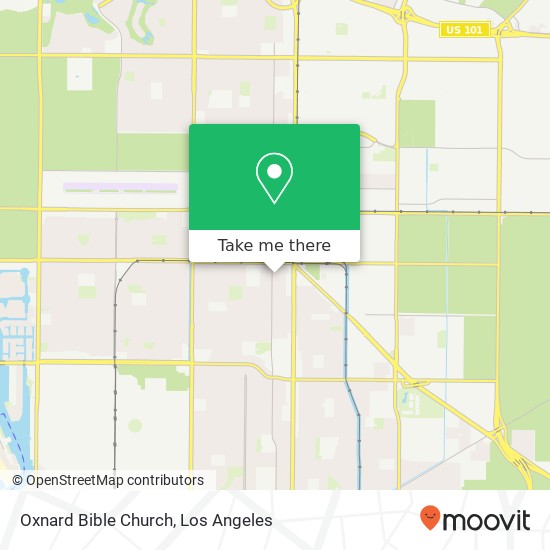 Oxnard Bible Church map