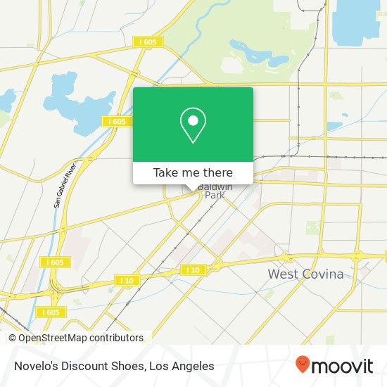 Novelo's Discount Shoes map
