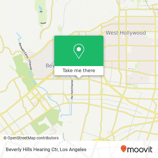 Beverly Hills Hearing Ctr map