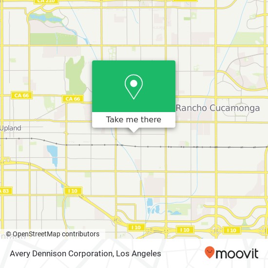 Avery Dennison Corporation map