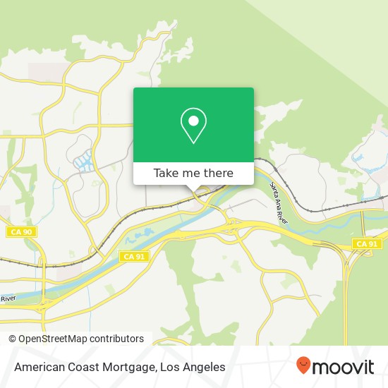 American Coast Mortgage map