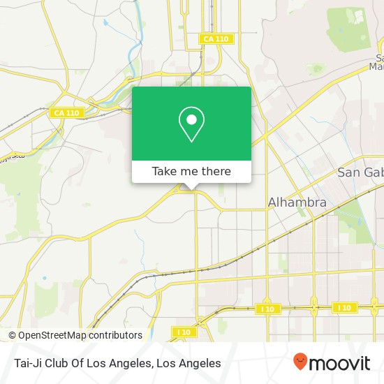 Tai-Ji Club Of Los Angeles map