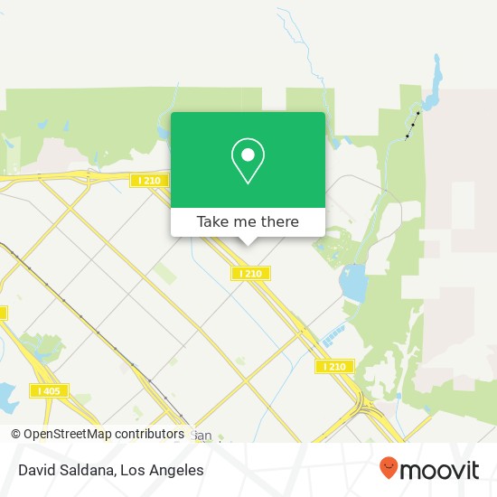 David Saldana map