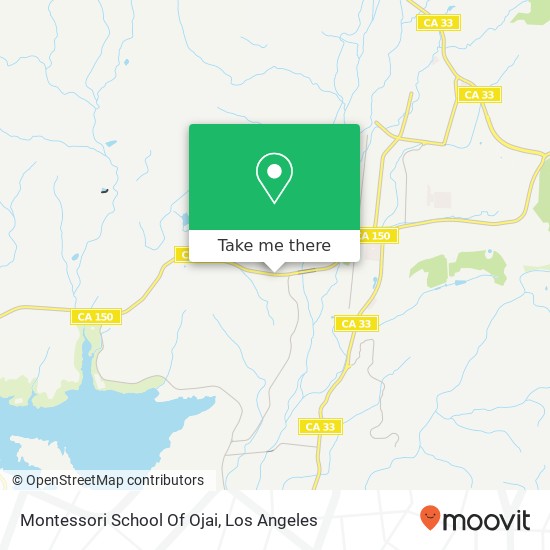 Mapa de Montessori School Of Ojai