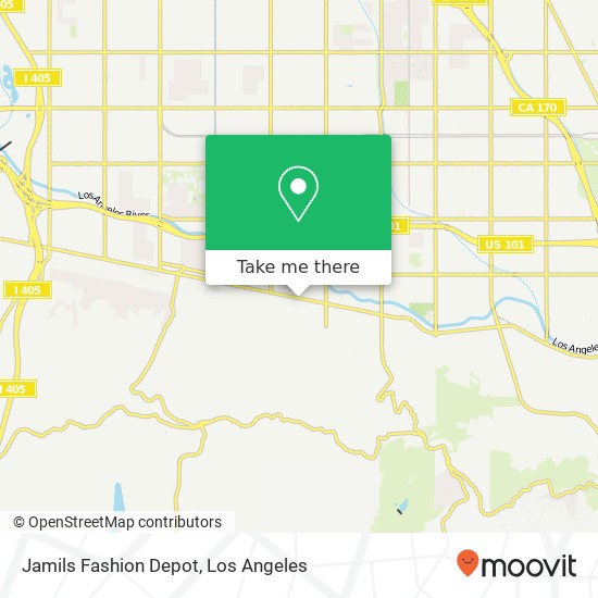 Mapa de Jamils Fashion Depot