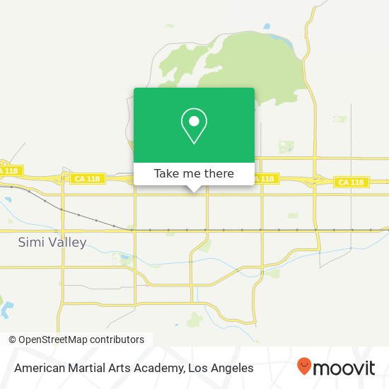 Mapa de American Martial Arts Academy