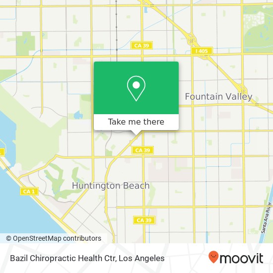 Bazil Chiropractic Health Ctr map