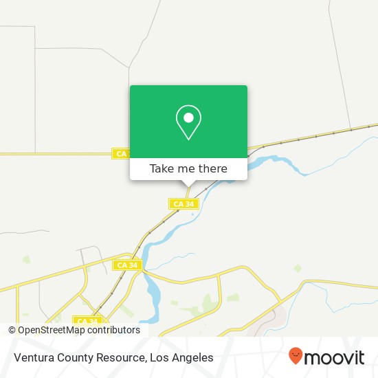 Ventura County Resource map