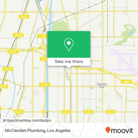 McClenden Plumbing map