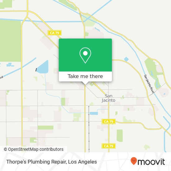 Thorpe's Plumbing Repair map