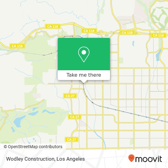 Wodley Construction map