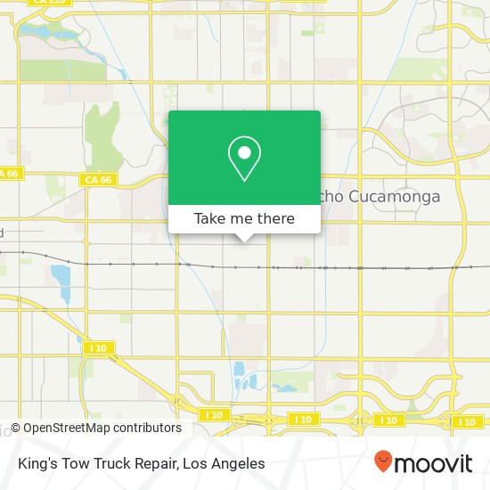 King's Tow Truck Repair map