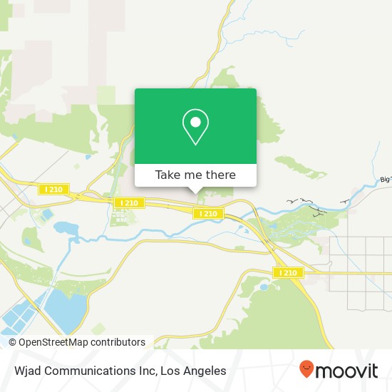 Wjad Communications Inc map