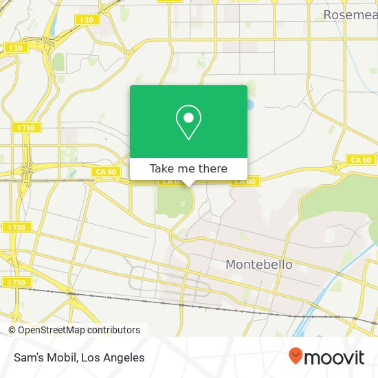 Sam's Mobil map