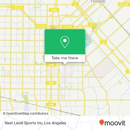 Next Level Sports Inc map