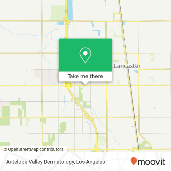 Mapa de Antelope Valley Dermatology