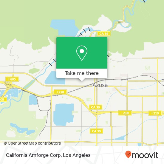 California Amforge Corp map