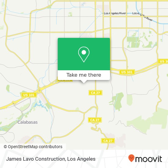 James Lavo Construction map