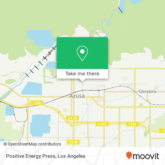 Mapa de Positive Energy Press