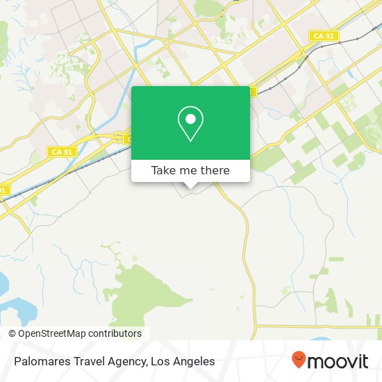 Palomares Travel Agency map