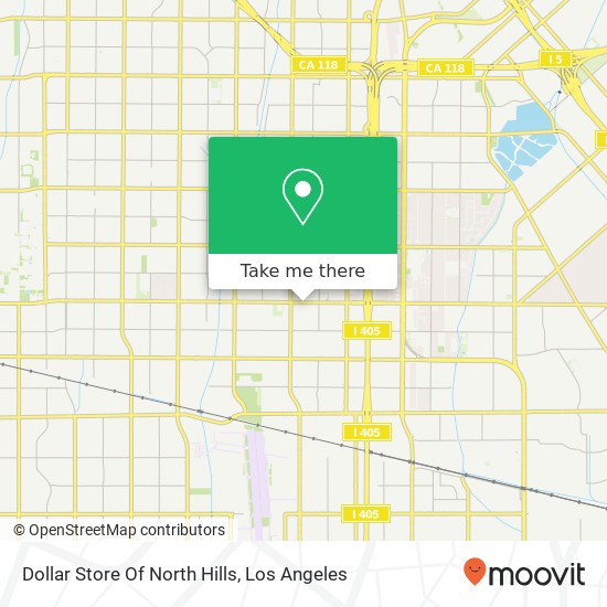 Dollar Store Of North Hills map