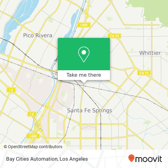 Bay Cities Automation map