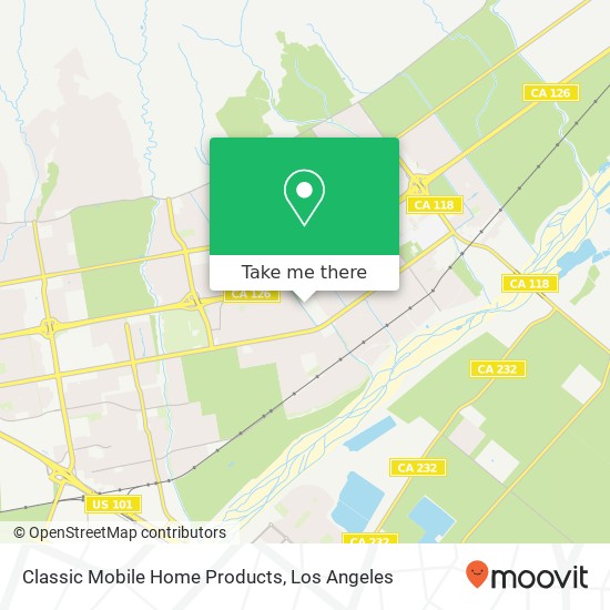 Mapa de Classic Mobile Home Products