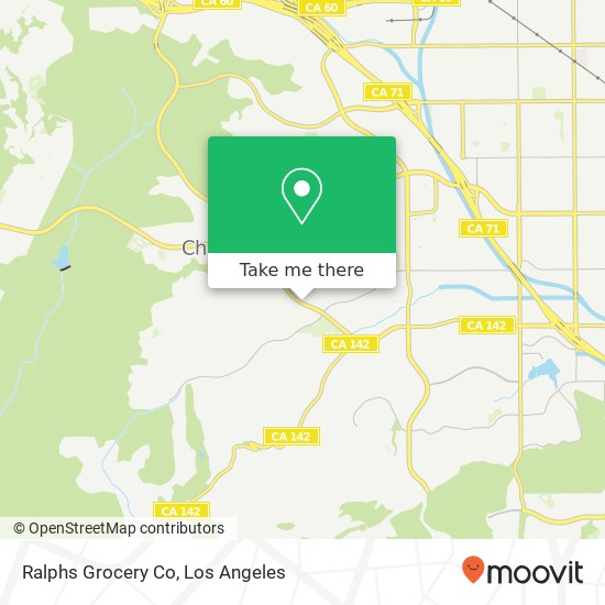 Ralphs Grocery Co map