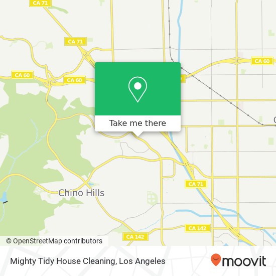 Mighty Tidy House Cleaning map
