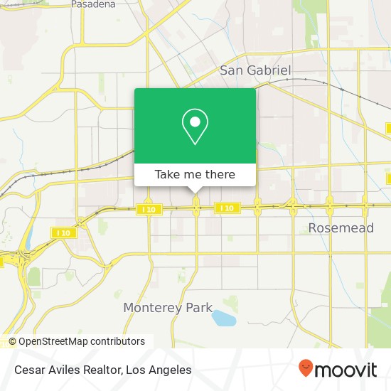 Cesar Aviles Realtor map