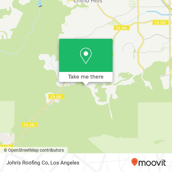 John's Roofing Co map
