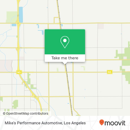 Mapa de Mike's Performance Automotive