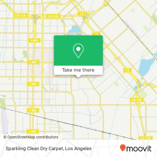 Sparkling Clean Dry Carpet map