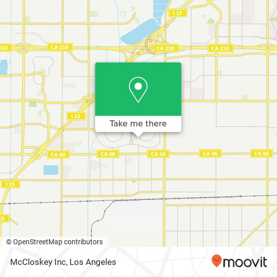 McCloskey Inc map