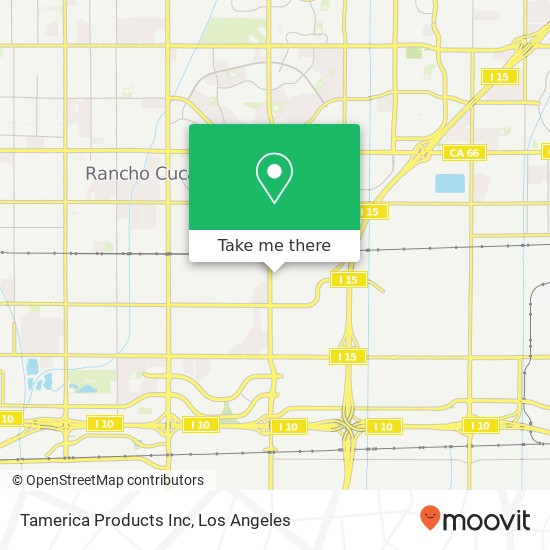 Tamerica Products Inc map