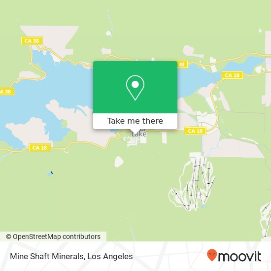 Mine Shaft Minerals map