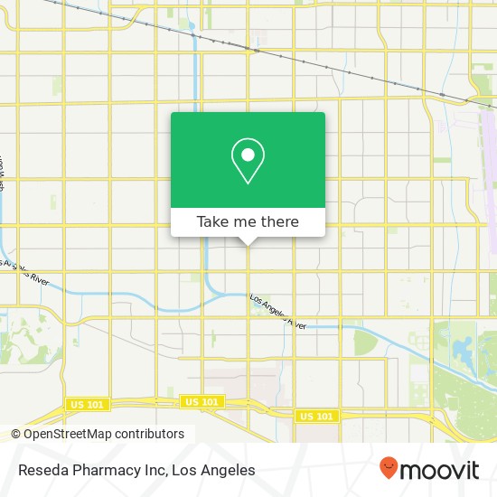 Mapa de Reseda Pharmacy Inc